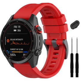 ZHIKE 22mm Correa Compatible con Garmin Fenix 8 E 47mm,Fenix 7 6 Pro,5,5 Plus,Approach S62,Extensible Banda para Quatix 5 7 Pro,Forerunner 965 955 945 935,Instinct 3 2 E 45mm,Descent G1,Epix Pro 47mm