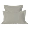 Pizuna Pure Cotton Standard Pillowcases 2 Pack Silver 50x75cm, 600