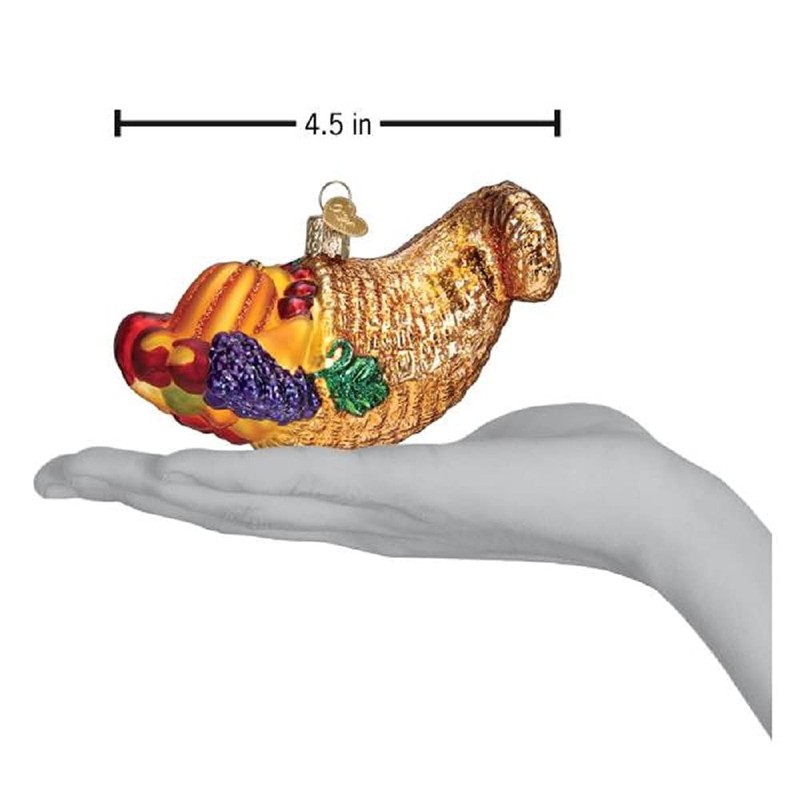 Old World Christmas Ornaments Cornucopia - Adornos de Cristal soplado