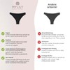 MYLILY Period Bikini Bottoms for Women V-Shape Period Swimwear for