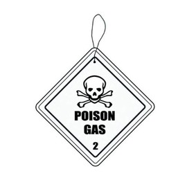 Toy Zany Hazmat Poison Gas Automobile Air Freshener