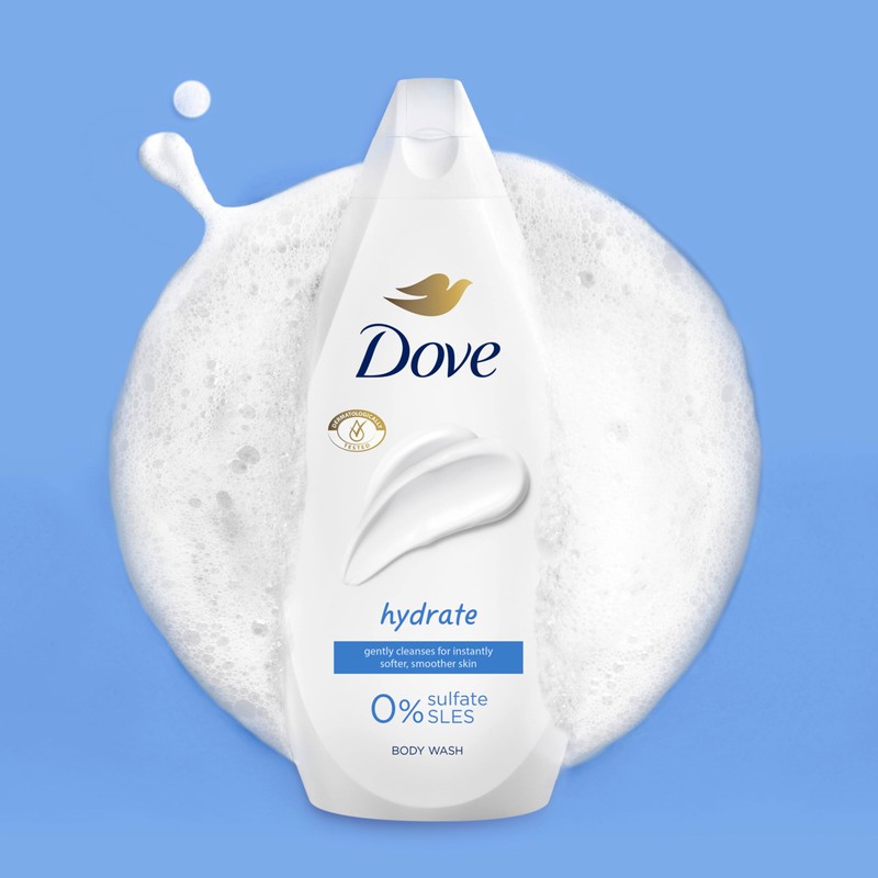 Dove Hydrate Body Wash Gentle cleansing for soft skin 450