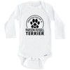 Protected by A Parson Russell Terrier Funny One Piece Baby