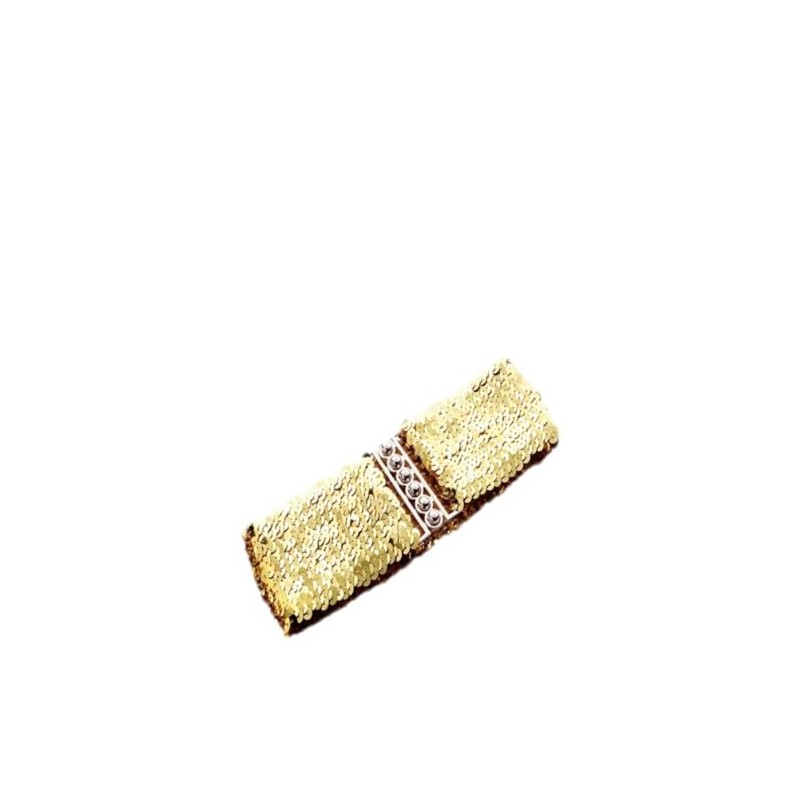 Ro Rox Sequin Stretch Belt - Sparkly Elastic Waist Belt
