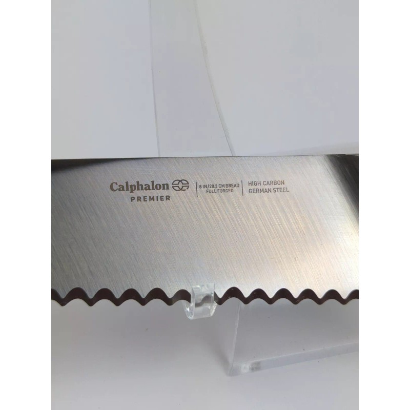 Calphalon PREMIER 8" BREAD Knife / HIGH CARBON GERMAN STEEL,