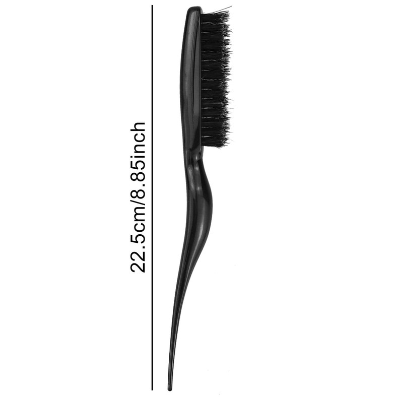 2 Pcs Hair Brush Slick Back Brush Bristle Hair Brush