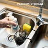 REDANT In Sink Sponge Holder for Kitchen Sink Organizer -