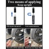 SYOAUTO Matte Black Rim Touch Up Paint, Car Wheel Scratch