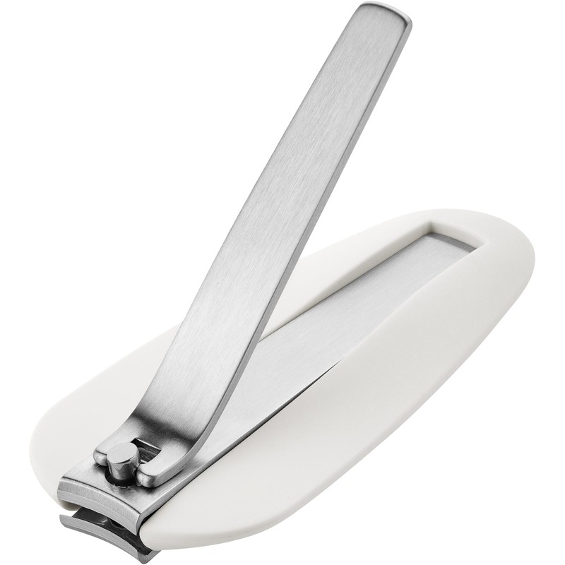 ZWILLING 85mm Premium White Stainless Steel Nail Clippers with Collection
