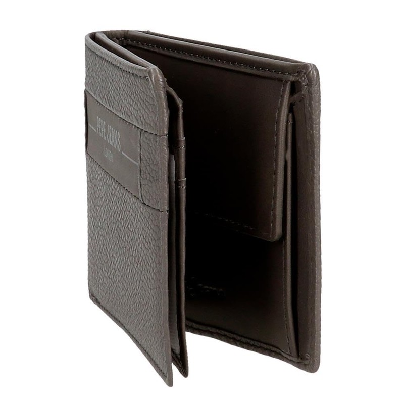 Pepe Jeans Checkbox Horizontal Wallet with Wallet, One Size, gray,