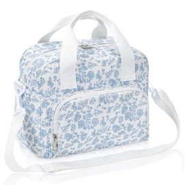 UUYUUY Large Lunch Bag for Women Insulated Lunch Box Reusable Cooler Bag Portable Cute Corduroy Leakproof Tote Bags for Travel, Work, and Picnic