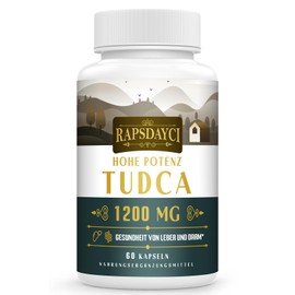 Ultra Strength TUDCA (1200 mg per serving), 120 Capsules - Tauroursodeoxycholic Acid Bile Salts, Liver Supplement | Non-GMO, Gluten Free