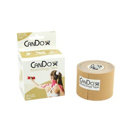 CanDo 24-4850 Kinesiology Tape, 2" Width, 16.5' Length, Beige