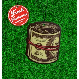 Funny Naughty Unique Car Air Fresheners Scented With Premium Oils By Fresh Fresheners (Money Roll)