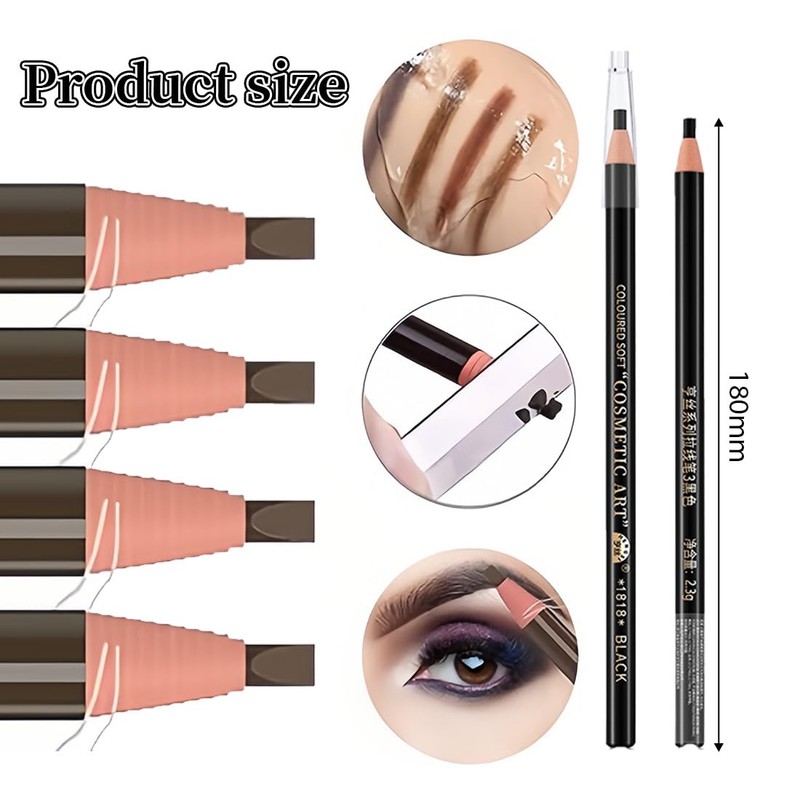 BDEPSTR Eyebrow Penci, Multicoloured Eyebrow Pencil for Emphasized and Exactly