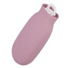 550ml Hot Water Bag Silicone Plush Cute Cartoon Explosion Proof