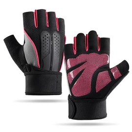 1 Par Guantes Para Gym Mujer, Guantes Gym Mujer, Guantes De Gym Mujer, Diseño Ergonómico, Material Resistente, Para Entrenamiento Con Pesas Y Crossfit