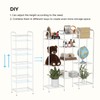 MAX Houser Storage Rack with Shelf,Industrial Style Extendable Plant Stand,