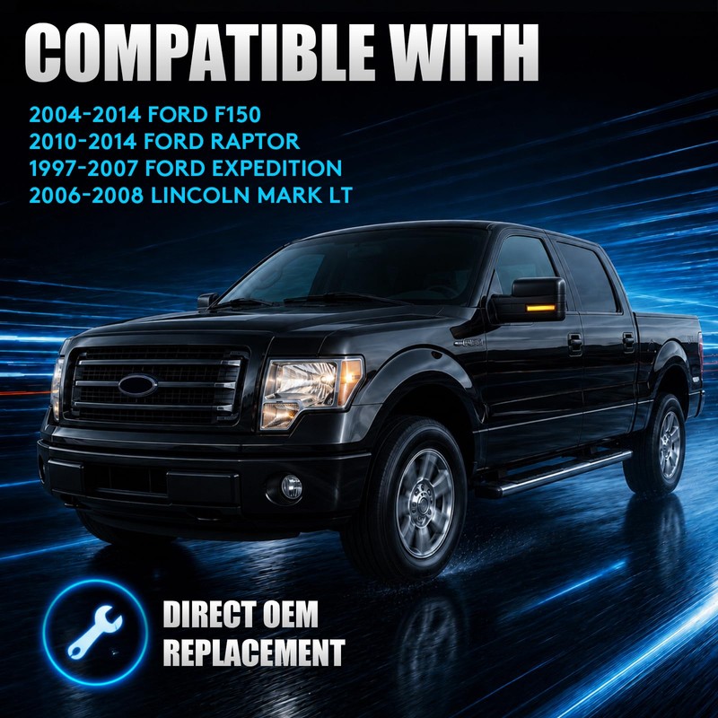 EASY EAGLE LED Side Mirror Turn Signal Lights Fit for