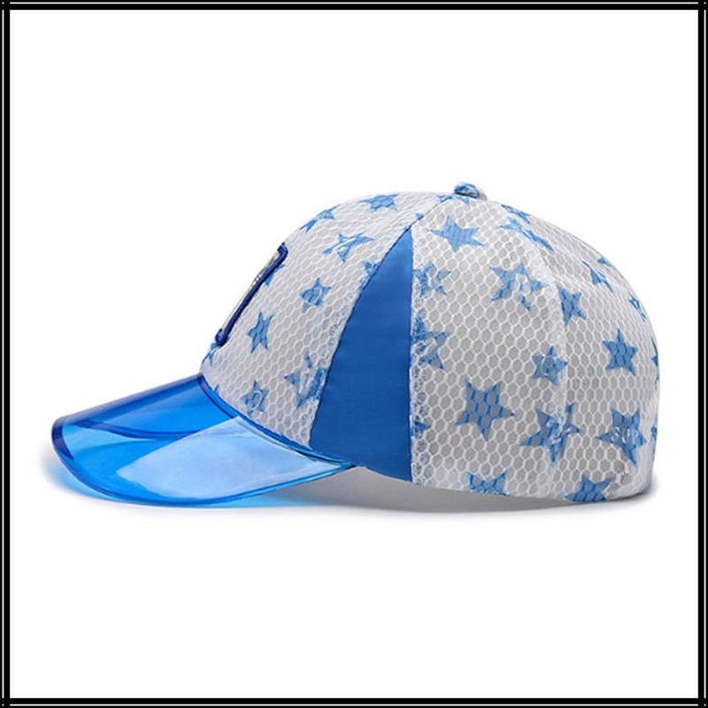 White Fang CZ005 Hat Baseball Brim, Star, Cute Cap, Stylish,
