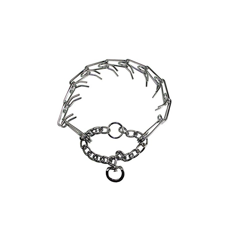 Hamilton Prong Training Dog Collar with 2.3mm Chrome Prongs