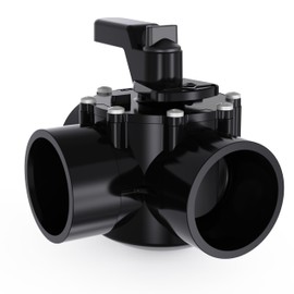 HYDROVOS 2 Inch 3-Way Diverter Valve for Pools and Spas, CPVC Positive Seal Non-Lube Replacement Valve for Swimming Pool