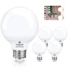 G25 LED Light Bulbs Uniform Lighting Vanity Light Globe Bulbs,Hansang