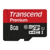Transcend 8 GB microSDHC Class 10 Uhs-1 Memory Card with