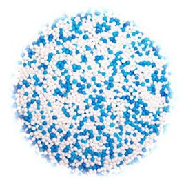 Blue and White Non-Pareils Edible Cupcake, Cookie, Cake Sprinkles - 4 ounces