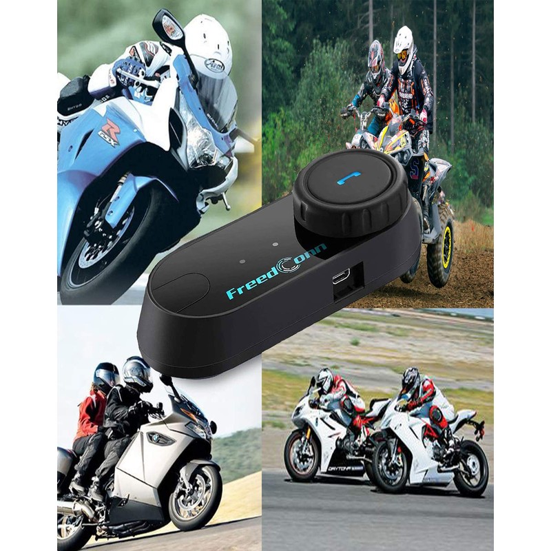 TCOM VB New Version Motorcycle Helmet Bluetooth Headset with Music