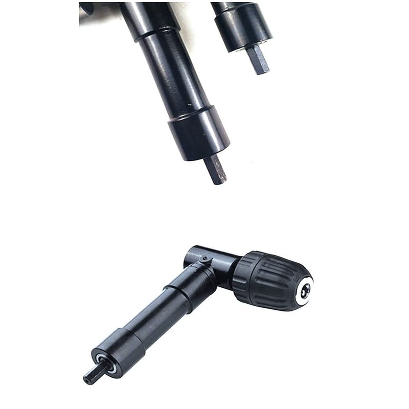 Right Angle Drill Chunk, 0.8-10mm 90 Degree Bend Extension Keyless