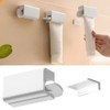 fogman Tube Squeezer Toothpaste Holder Dispenser Hanging No Drilling Lavatory