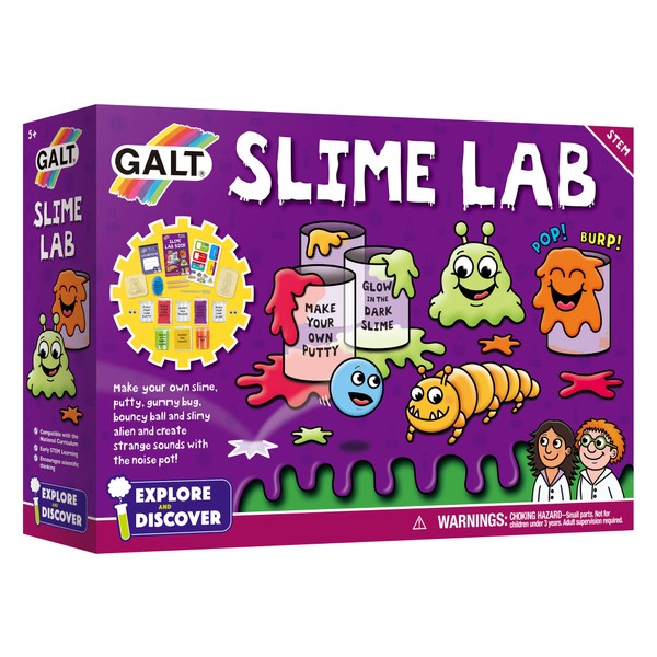 Galt Toys, Slime Lab, Science Kit for Kids, Ages 5 Years Plus