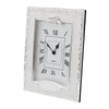 Happy Homewares Traditional 60th Anniversary Clock in White Epoxy with