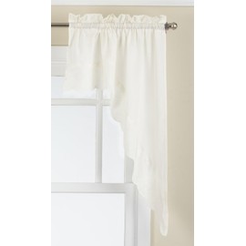 Lorraine Home Fashions Candlewick - Swag a Medida, 150 cm x 81 cm, Color Crema