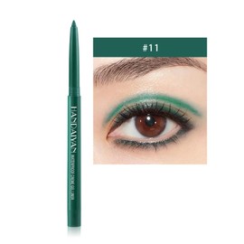 DekRion Eyeliner Pencil, Waterproof Eyeliner Long-lasting, Green Eyeliner, High-Pigmented Colorful Eyeliners Easy To Use Eyeliner Pen for Women, Green