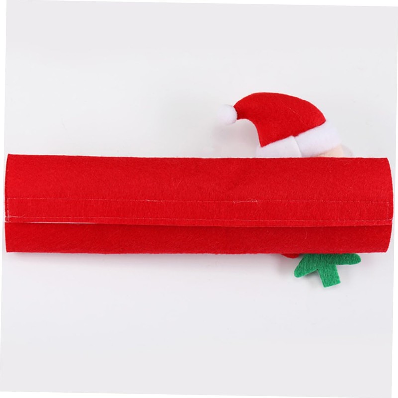 Hohopeti Christmas Storage 3 Pack Iridescent Snowman Refrigerator Handle Covers
