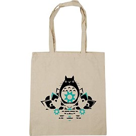Hippowarehouse Japanese Anime Fat cat Tote Shopping Gym Beach Bag 42cm x38cm, 10 litres