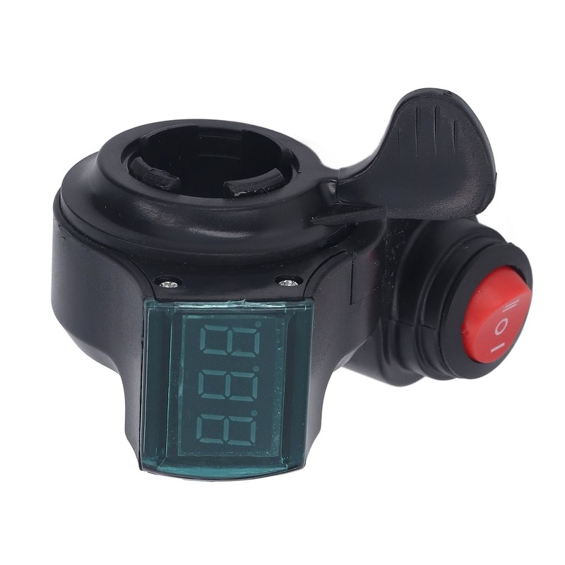 Electric Bike Thumb Throttle 3 Speed Digital Voltage Display Bicycle