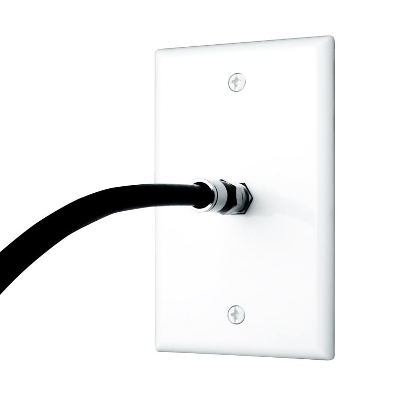 Skywalker Wall Plate w/single 3.0ghz F-81 (White)