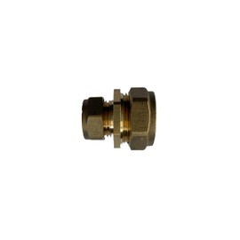 WRAS 22mm to 15mm Reducer - Brass Compression Reducing Connector, Essential Plumbing Fittings, Durable, BS EN 1254-2 Certified 15mm 22mm Adapter