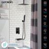 gotonovo Rain Shower System Rainfall Shower Head Combo Shower Faucet