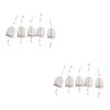 Kisangel 2sets Stainless Steel Lure Cage Bait Trap Fishing Trap