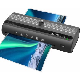 ‎MAXDONE Laminator Machine + 20 Laminating Sheets Teacher A4 Black Laminator for Office