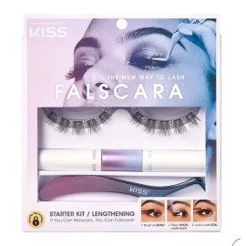 Kiss Falscara Starter Kit for Lengthening, Model 79838 Eyelash Kit