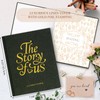 Lanpn Wedding Anniversary Journal - The Story of Us, Linen
