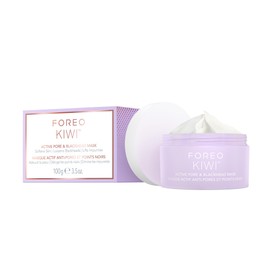 FOREO KIWI Mascarilla facial activa, 100 g - Quita puntos negros - De arcilla y aceite de jojoba hidratante - Reductor de poros - Purificante y détox 