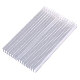 Heat Sink, Aluminium Heat Sink, Transistor Heatsink, Aluminium Heatsink Profile, Heat Sink 100 x 60 x 10 mm, DIY Radiator Grille, Heat Sink Chip for Computer IC LED Power Transistor
