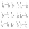 Operitacx 10pcs Heavy Duty Stainless Steel Pegboard Hooks Tool Hooks