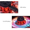 Mini UFO Flying Ball Toy for Kids Rotatable LED Luminous